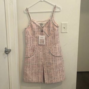 Quilt Chanel Dress with Pockets
